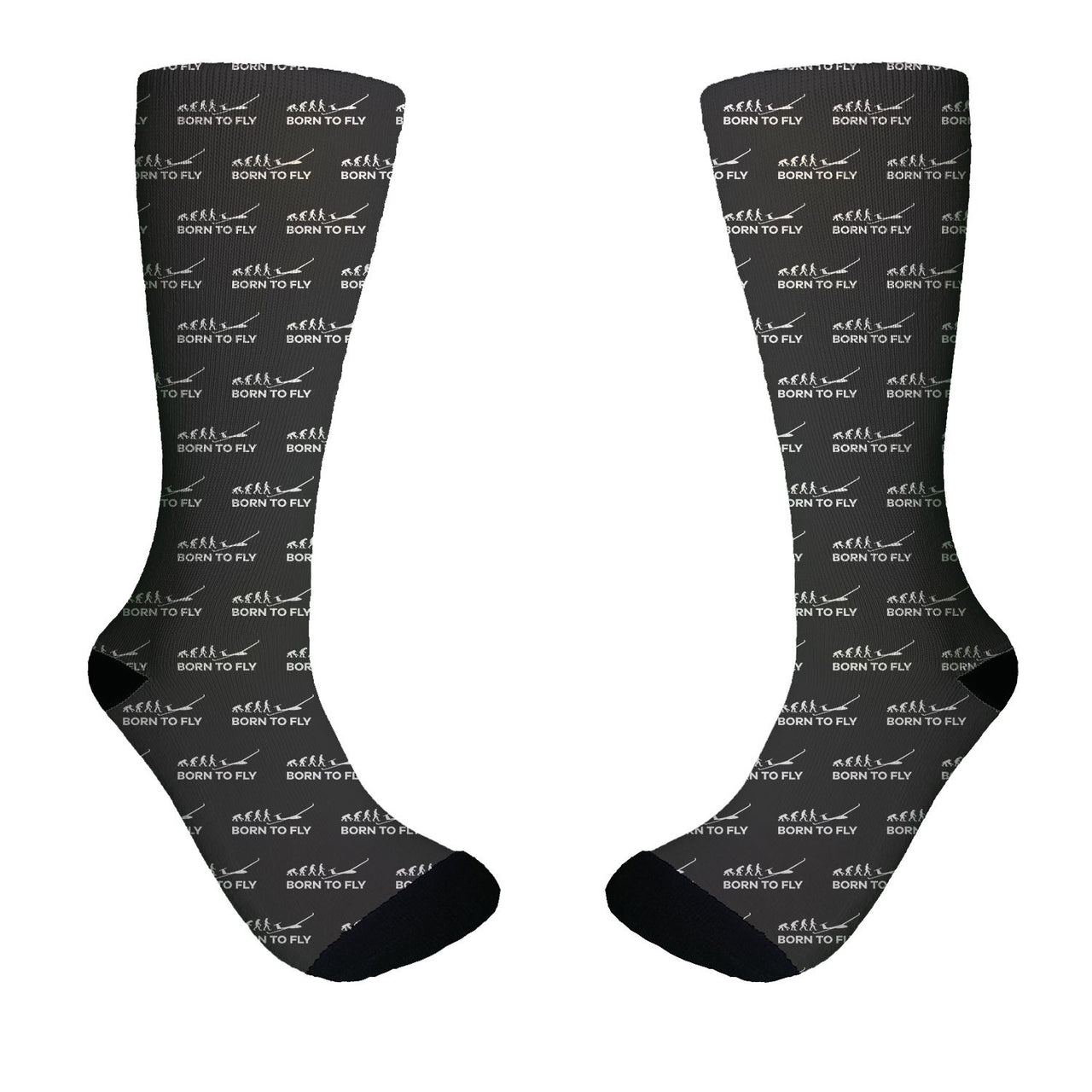 Born To Fly Glider Designed Socks