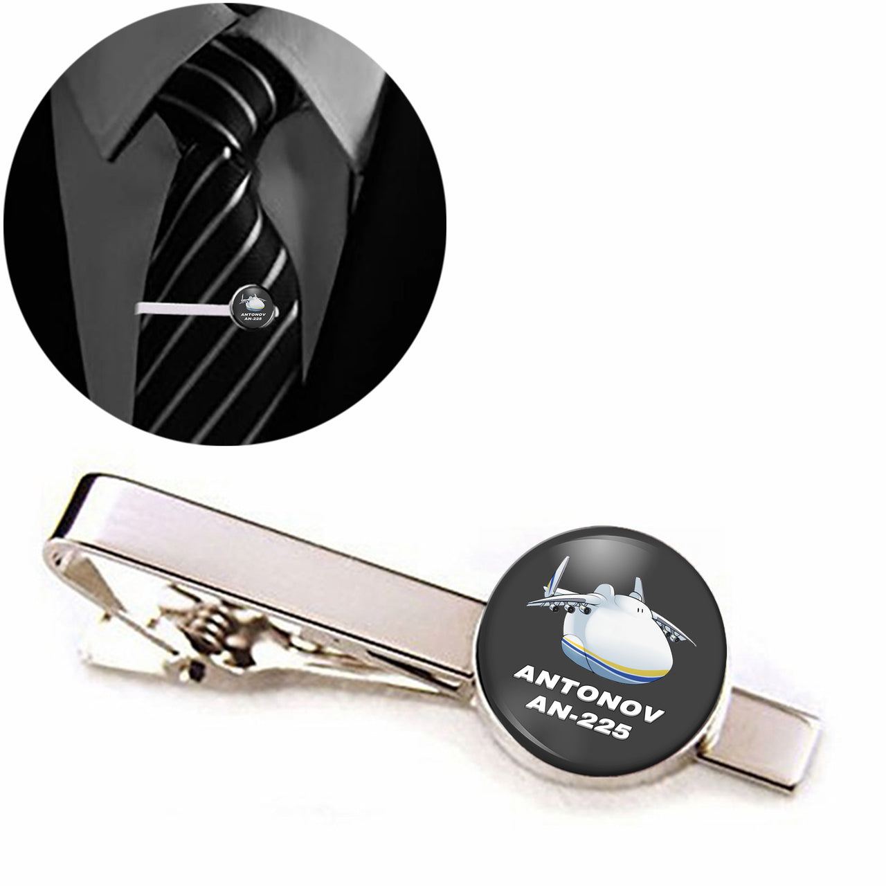 Antonov AN-225 (21) Designed Tie Clips