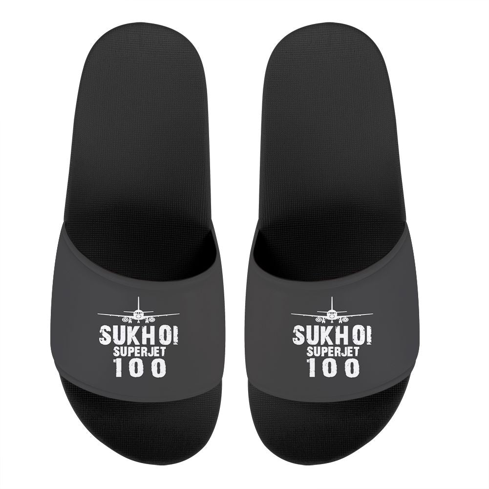 Sukhoi Superjet 100 & Plane Designed Sport Slippers