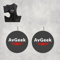 Thumbnail for Avgeek Designed Wooden Drop Earrings
