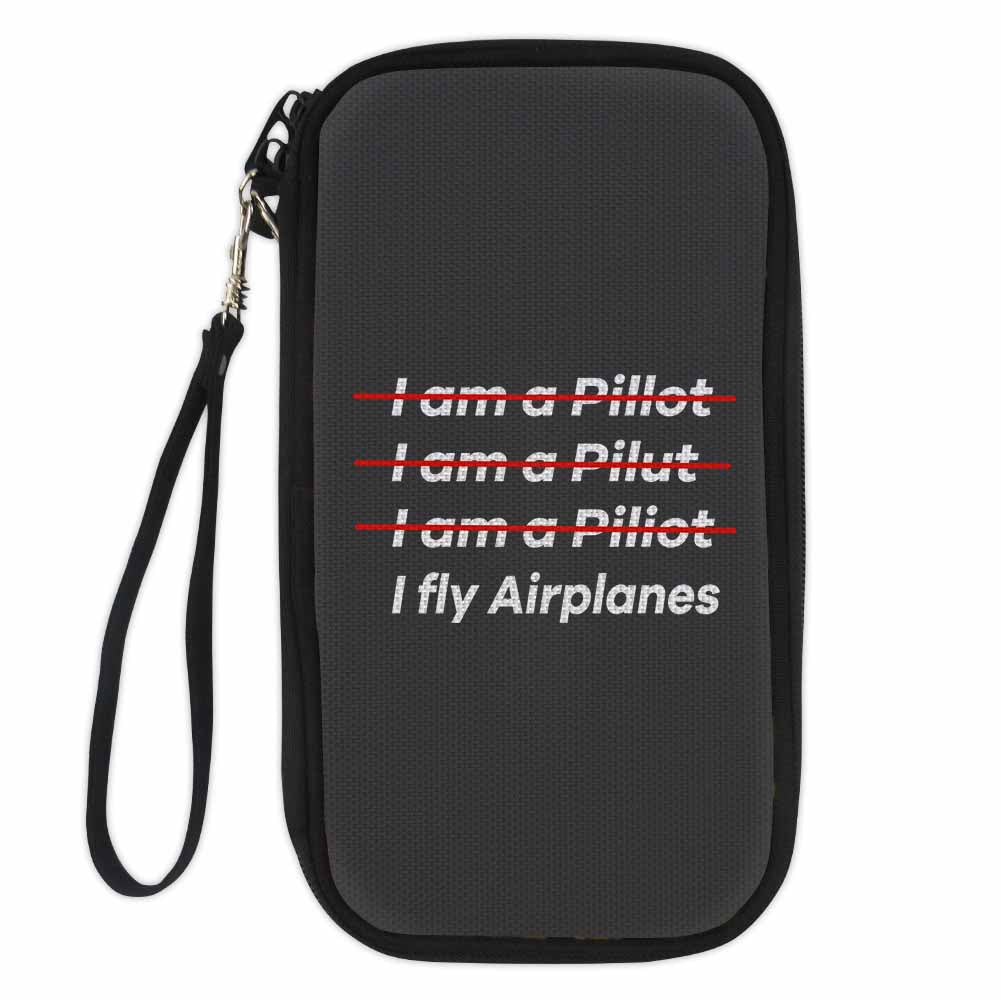 I Fly Airplanes Designed Travel Cases & Wallets