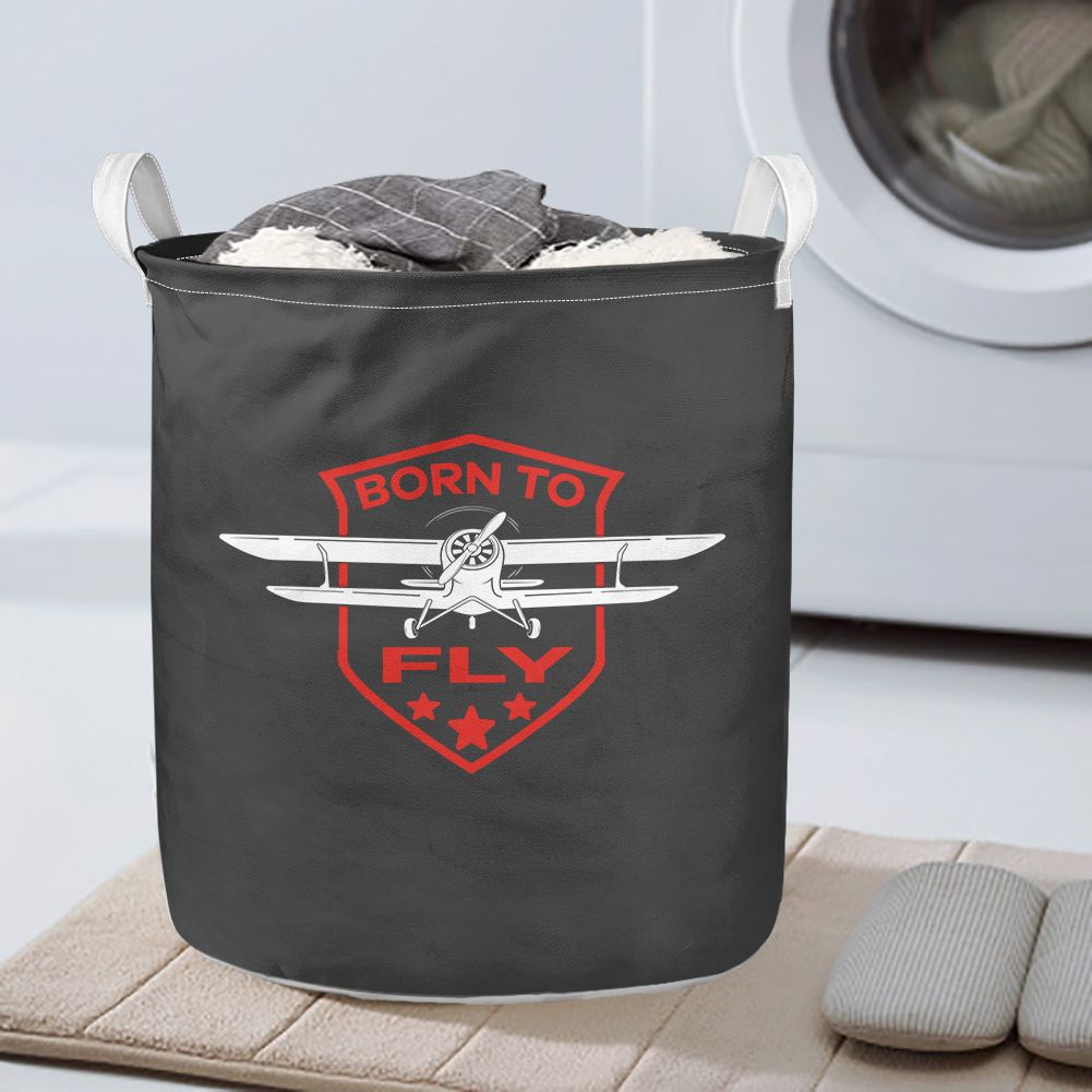 Super Born To Fly Designed Laundry Baskets