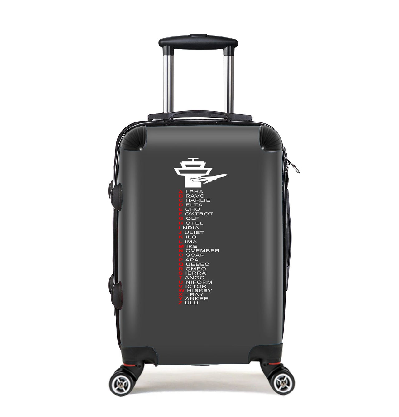 Aviation Alphabet Designed Cabin Size Luggages