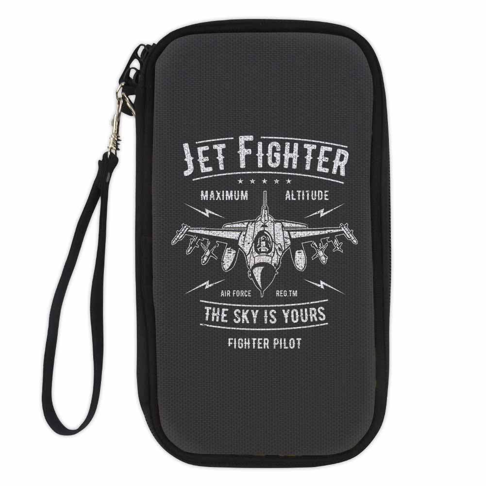 Jet Fighter - The Sky is Yours Designed Travel Cases & Wallets