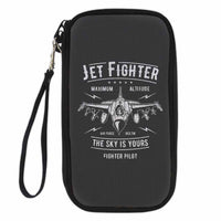 Thumbnail for Jet Fighter - The Sky is Yours Designed Travel Cases & Wallets
