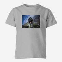 Thumbnail for Amazing Military Pilot Selfie Designed Children T-Shirts