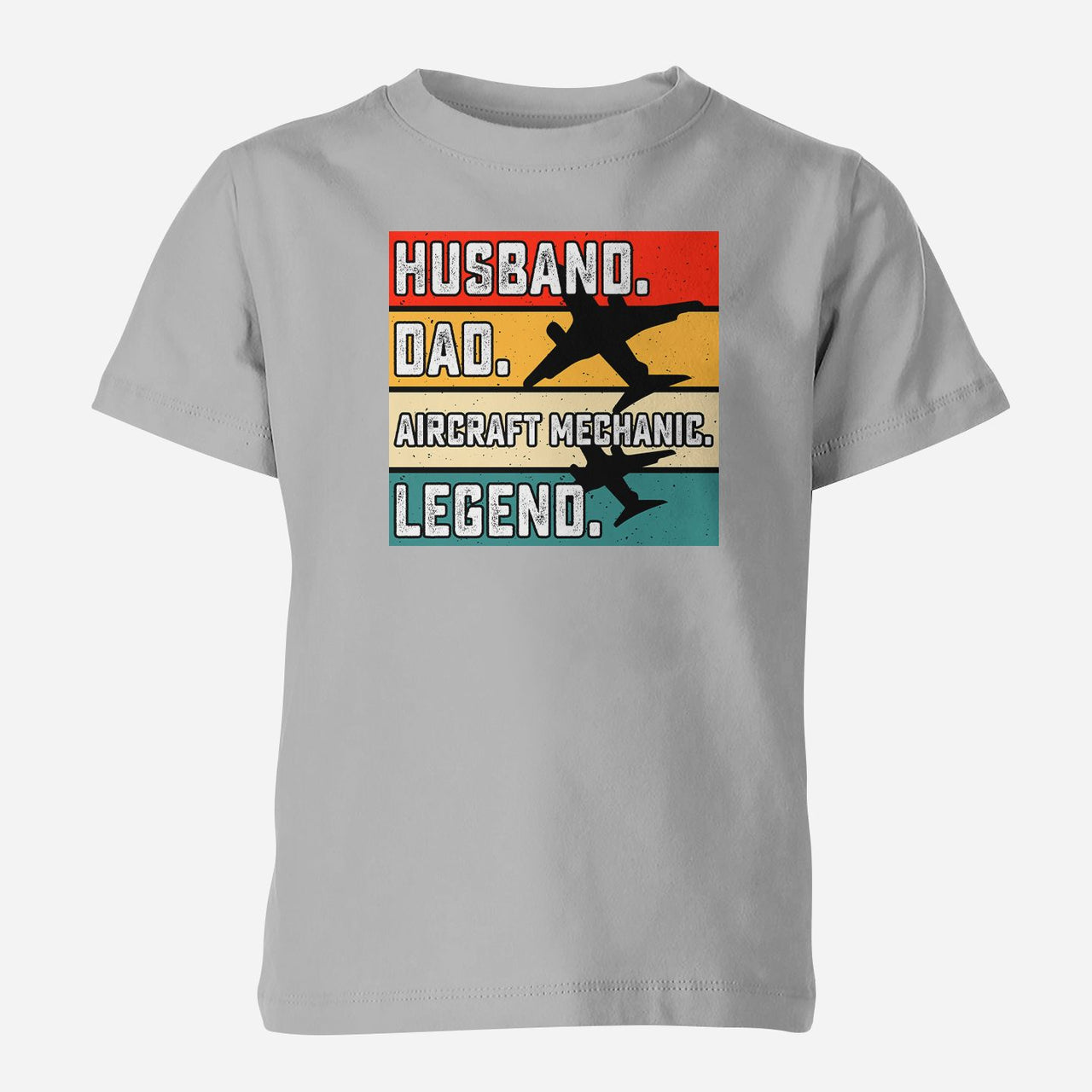 Husband & Dad & Aircraft Mechanic & Legend Designed Children T-Shirts