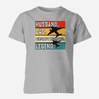 Thumbnail for Husband & Dad & Aircraft Mechanic & Legend Designed Children T-Shirts