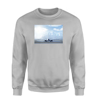 Thumbnail for Boeing 737 & City View Behind Designed Sweatshirts