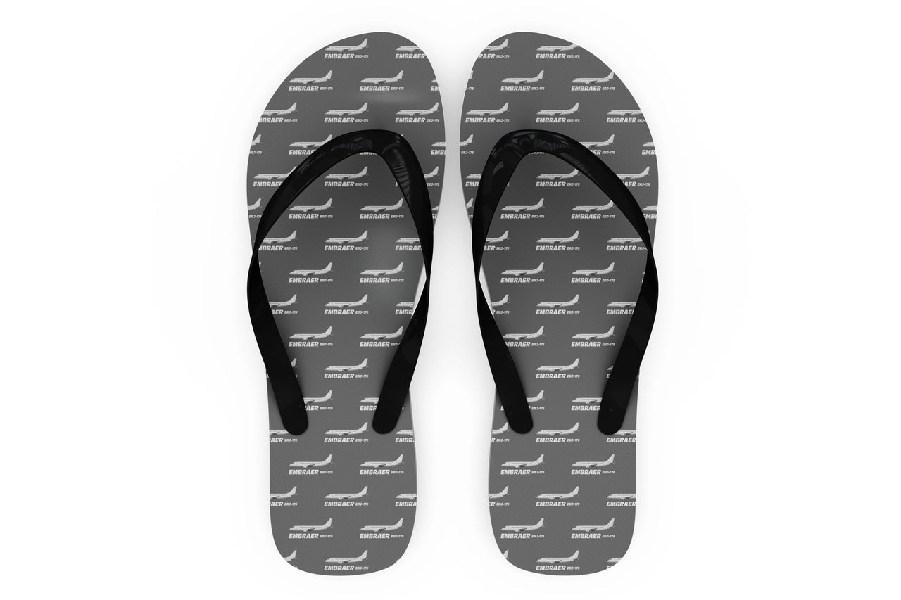The Embraer ERJ-175 Designed Slippers (Flip Flops)