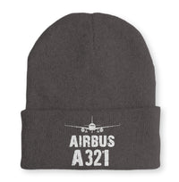 Thumbnail for Airbus A321 & Plane Embroidered Beanies