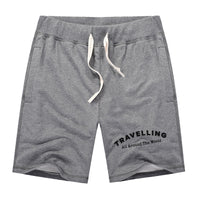 Thumbnail for Travelling All Around The World Designed Cotton Shorts