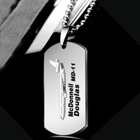 Thumbnail for The McDonnell Douglas MD-11 Designed Metal Necklaces
