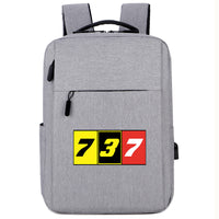 Thumbnail for Flat Colourful 737 Designed Super Travel Bags