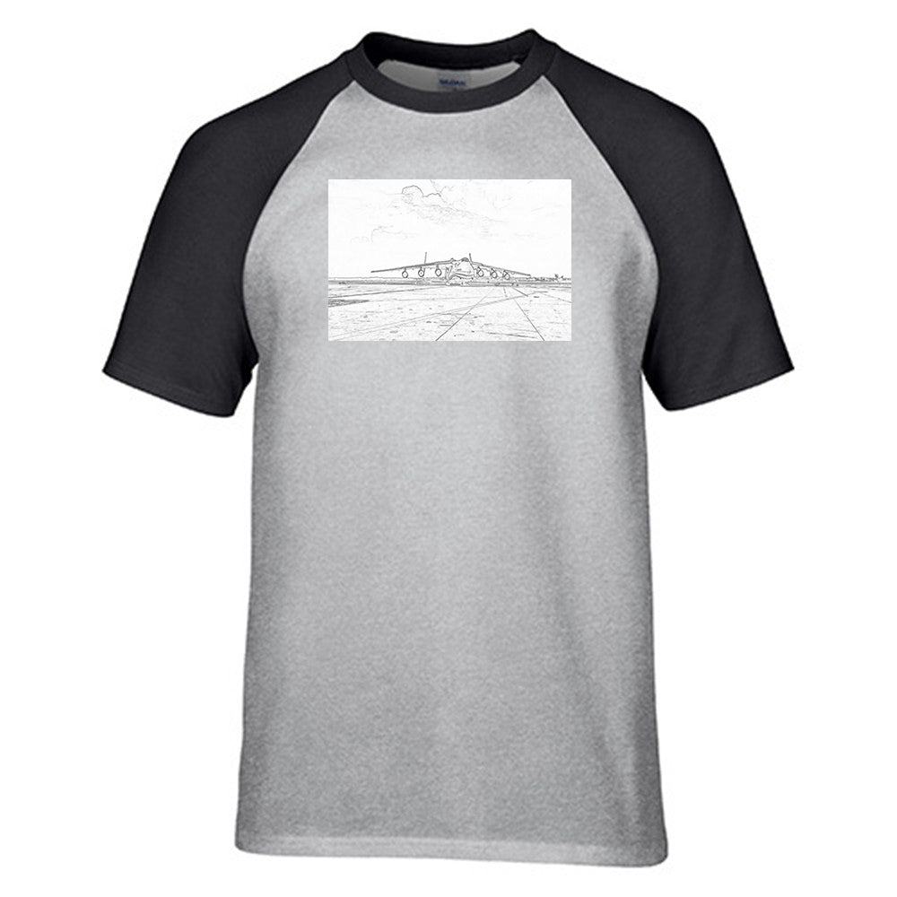 Antonov 225 (54) Designed Raglan T-Shirts