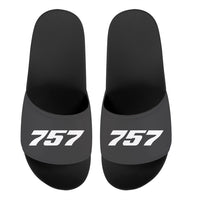 Thumbnail for 757 Flat Text Designed Sport Slippers