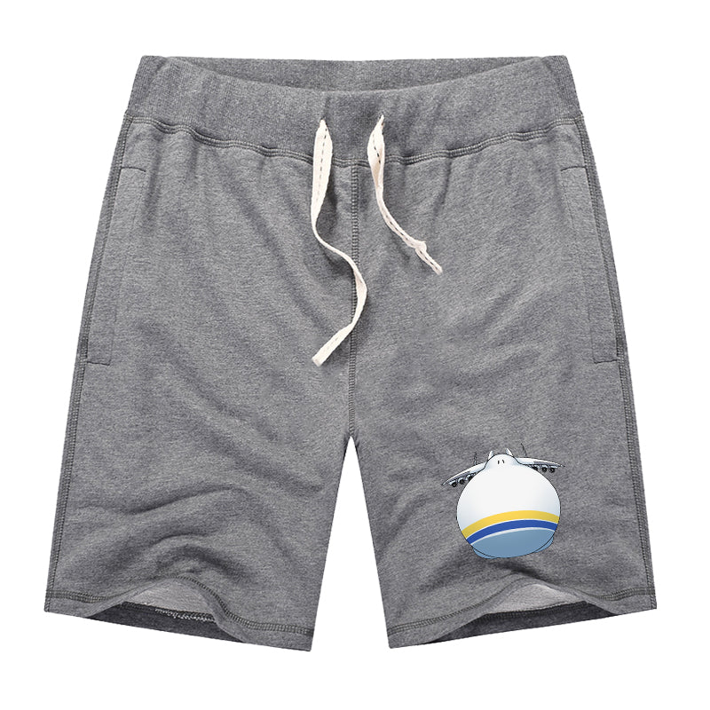Antonov 225 ROUND Designed Cotton Shorts