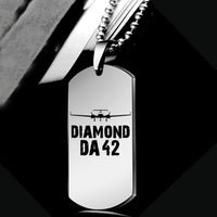 Thumbnail for Diamond DA42 & Plane Designed Metal Necklaces