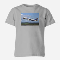 Thumbnail for Departing Ryanair's Boeing 737 Designed Children T-Shirts