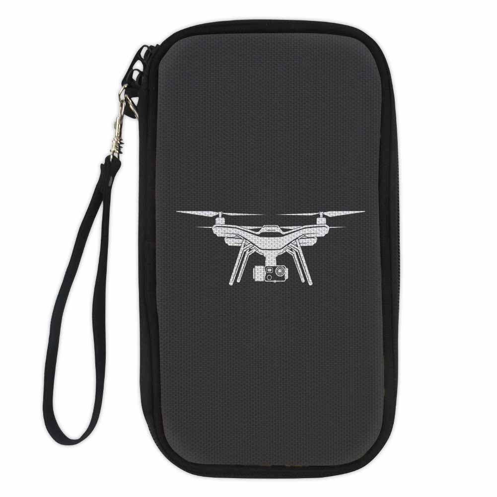 Drone Silhouette Designed Travel Cases & Wallets