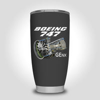 Thumbnail for Boeing 747 & GENX Engine Designed Tumbler Travel Mugs