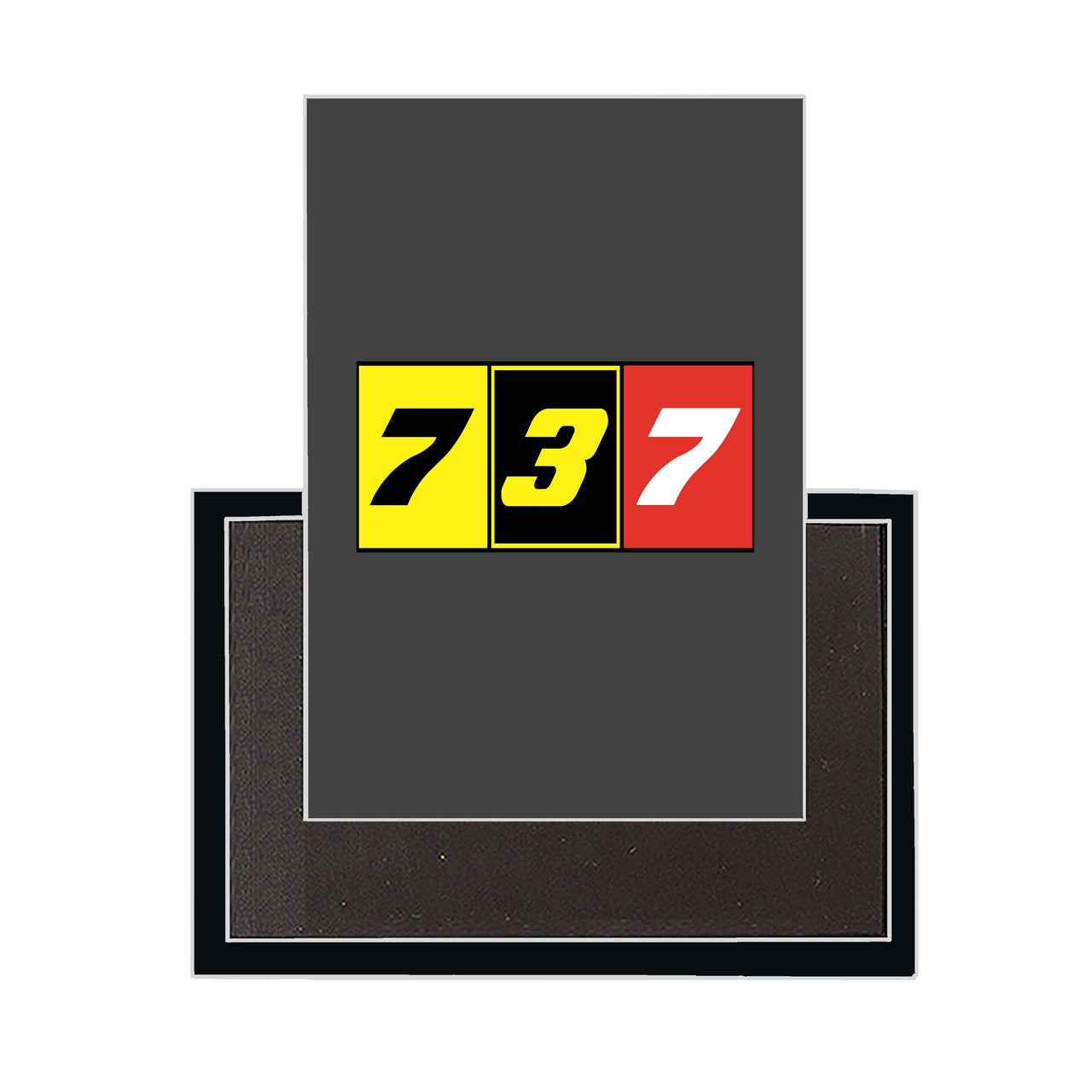 Flat Colourful 737 Designed Magnets