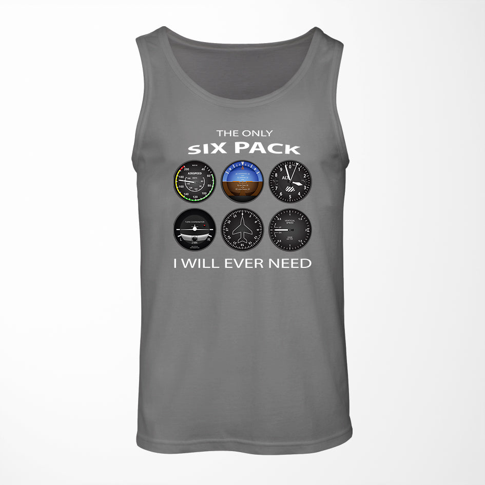 The Only Six Pack I Will Ever Need Designed Tank Tops