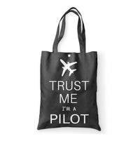 Thumbnail for Trust Me I'm a Pilot 2 Designed Tote Bags