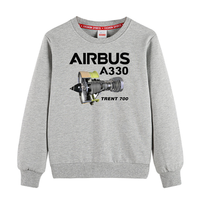 Airbus A330 & Trent 700 Engine Designed "CHILDREN" Sweatshirts
