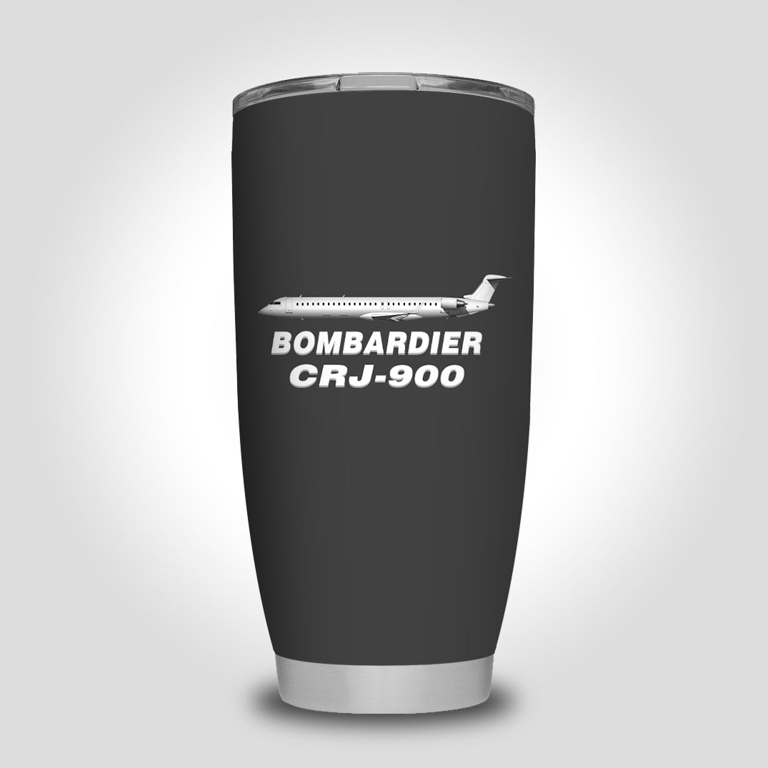 Bombardier CRJ-900 Designed Tumbler Travel Mugs
