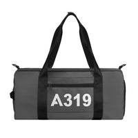 Thumbnail for A319 Flat Text Designed Sports Bag