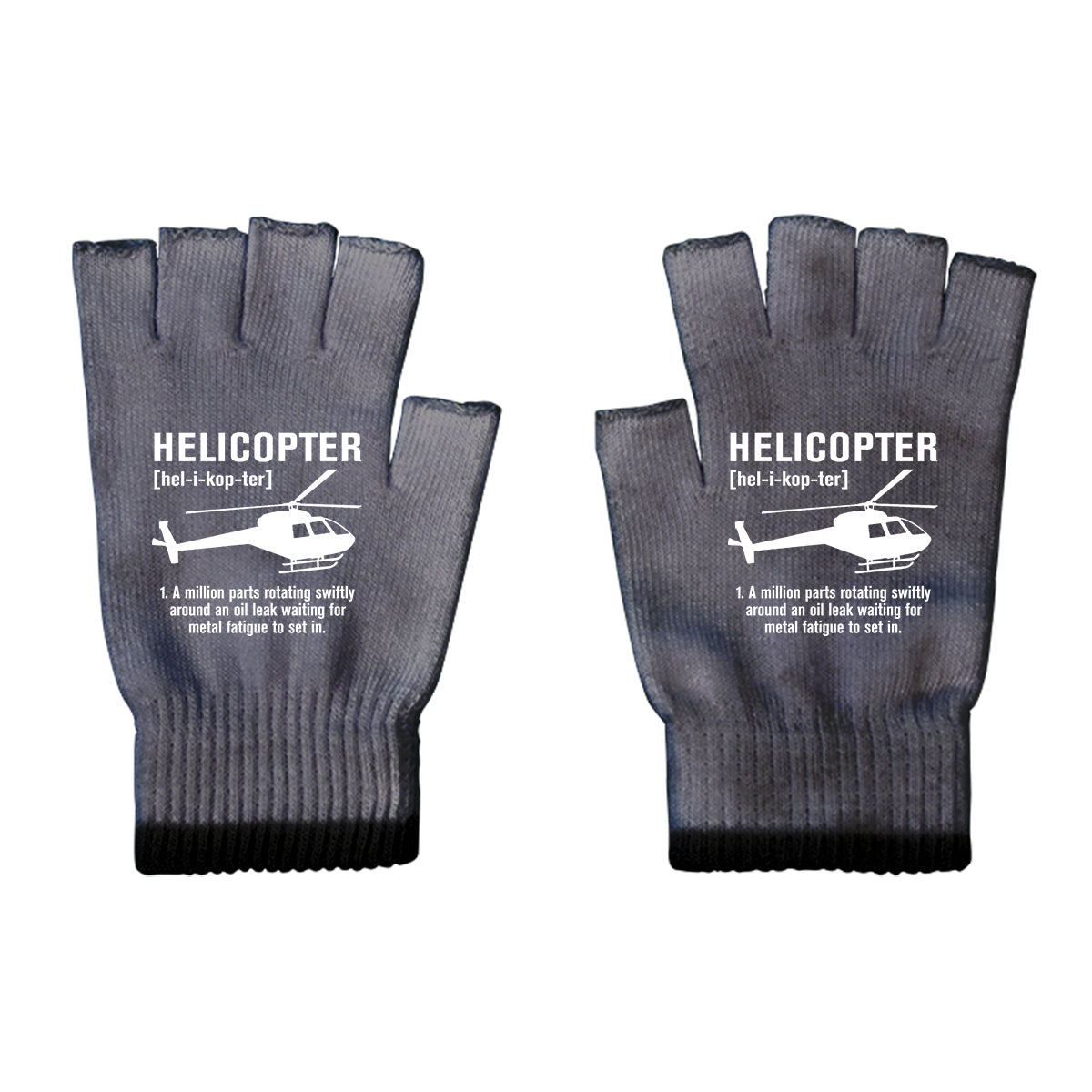 Helicopter [Noun] Designed Cut Gloves