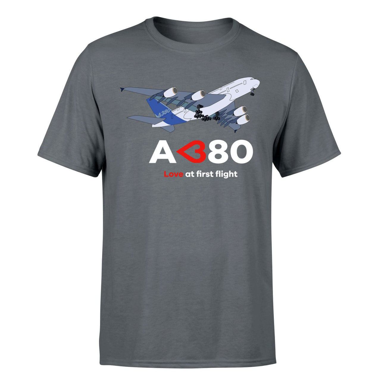 Airbus A380 Love at first flight Designed T-Shirts
