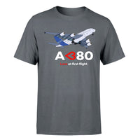Thumbnail for Airbus A380 Love at first flight Designed T-Shirts