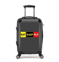 Thumbnail for Eat Sleep Fly (Colourful) Designed Cabin Size Luggages