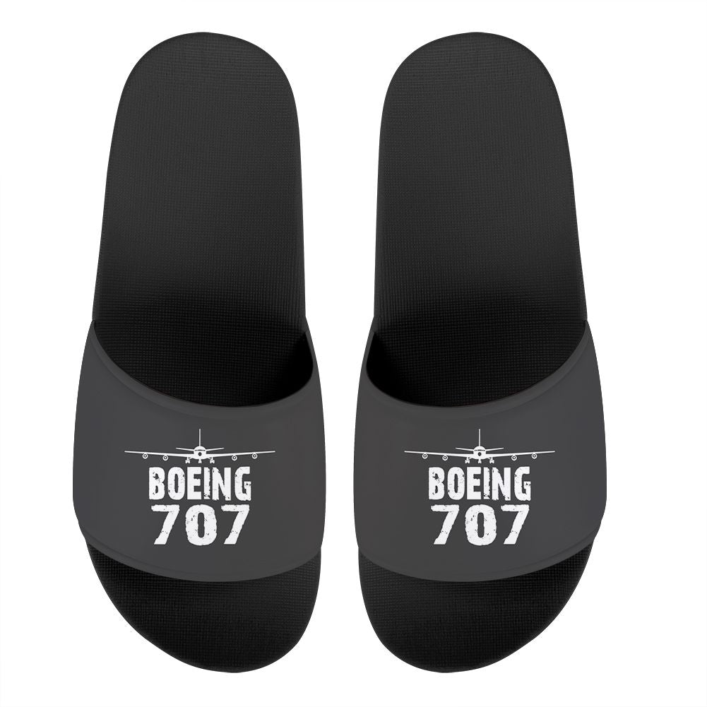 Boeing 707 & Plane Designed Sport Slippers