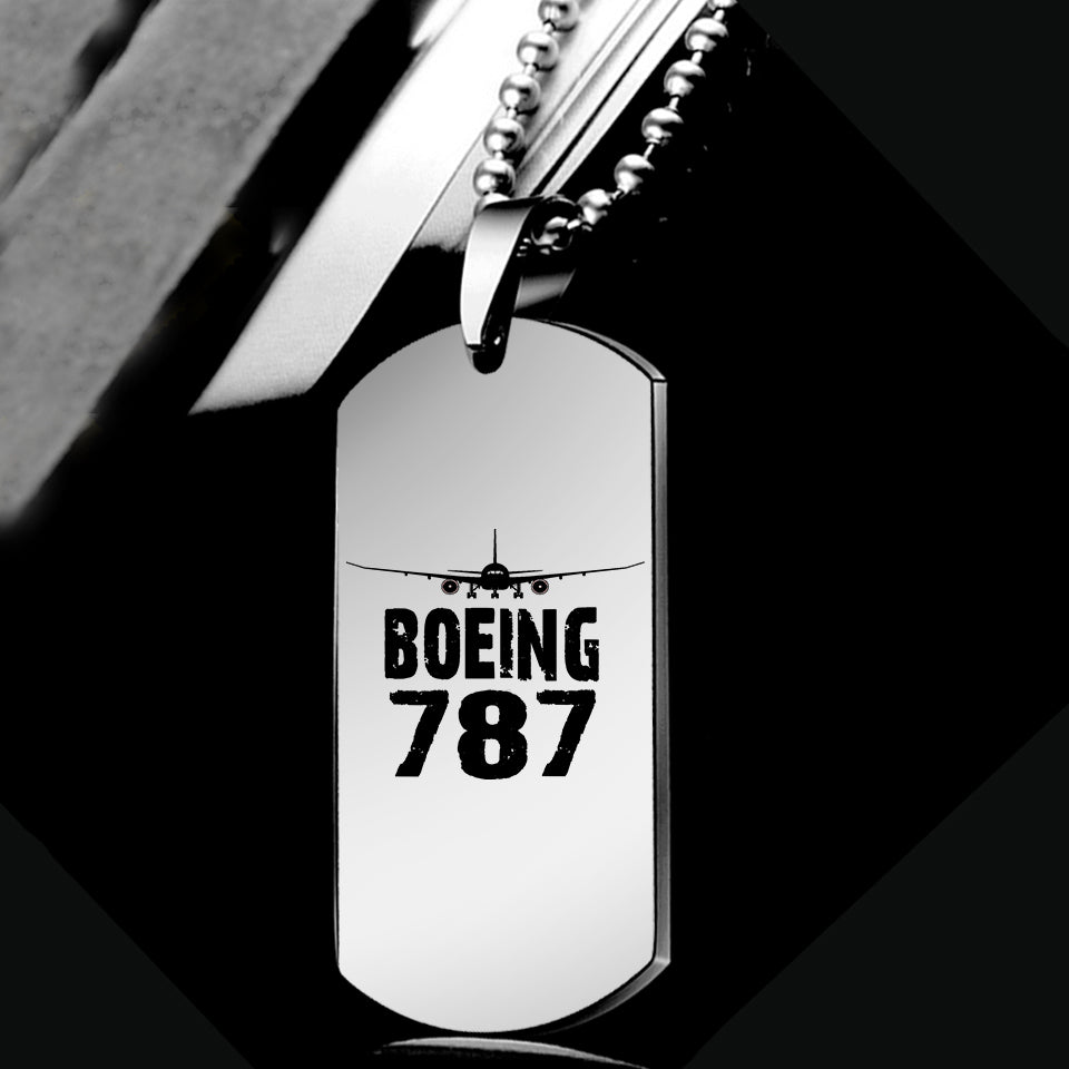 Boeing 787 & Plane Designed Metal Necklaces