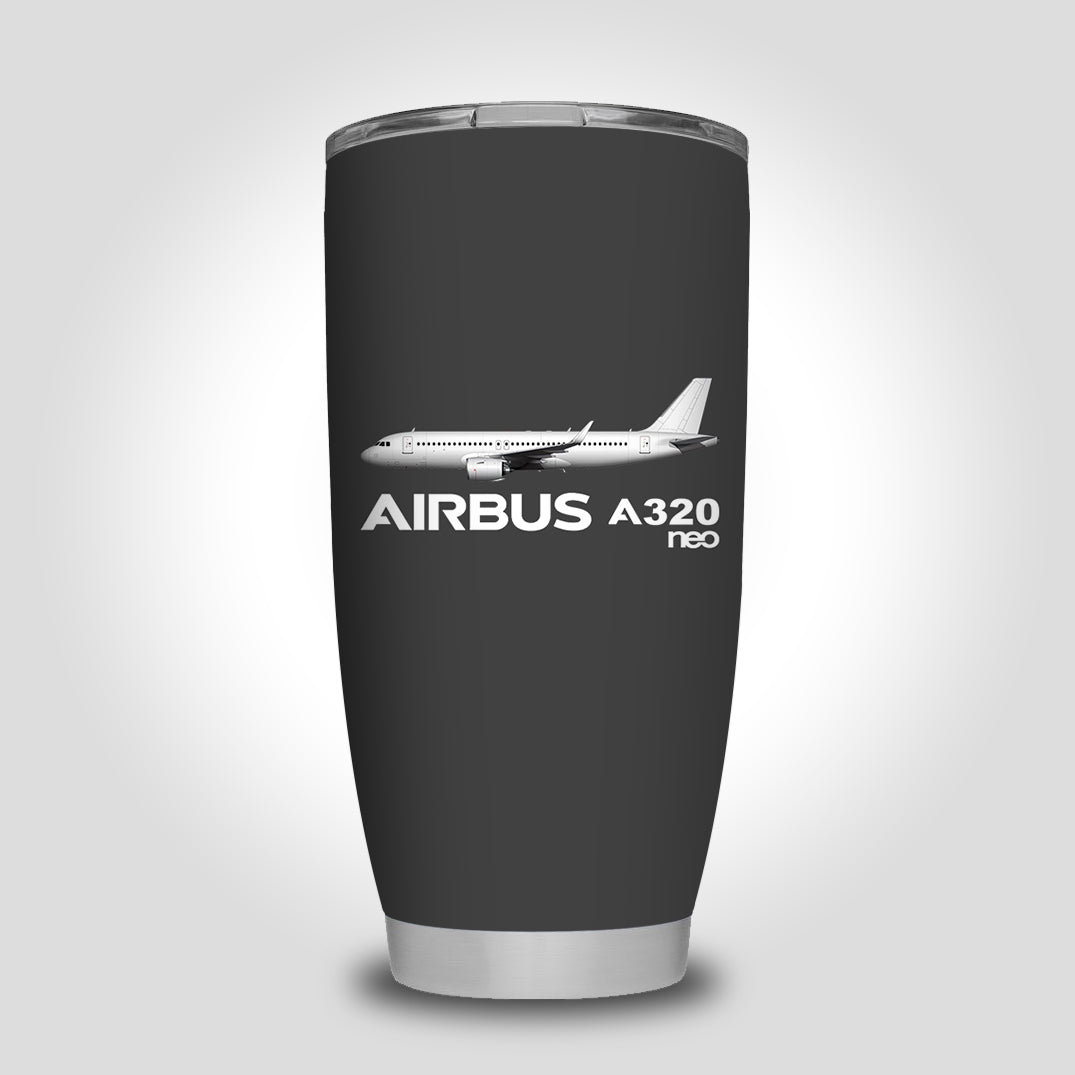 The Airbus A320Neo Designed Tumbler Travel Mugs