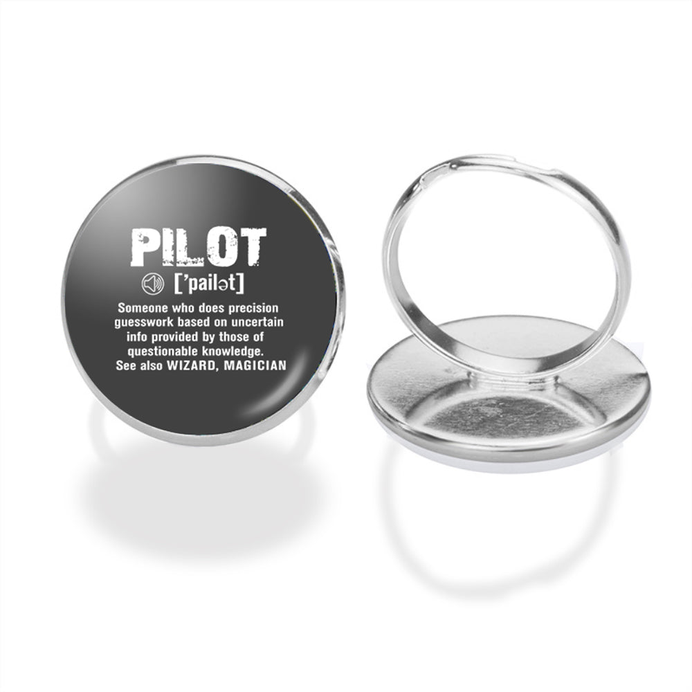 Pilot [Noun] Designed Rings