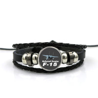 Thumbnail for The McDonnell Douglas F15 Designed Leather Bracelets