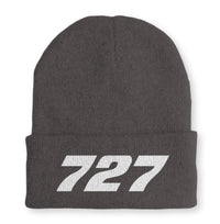 Thumbnail for 727 Flat Text Embroidered Beanies