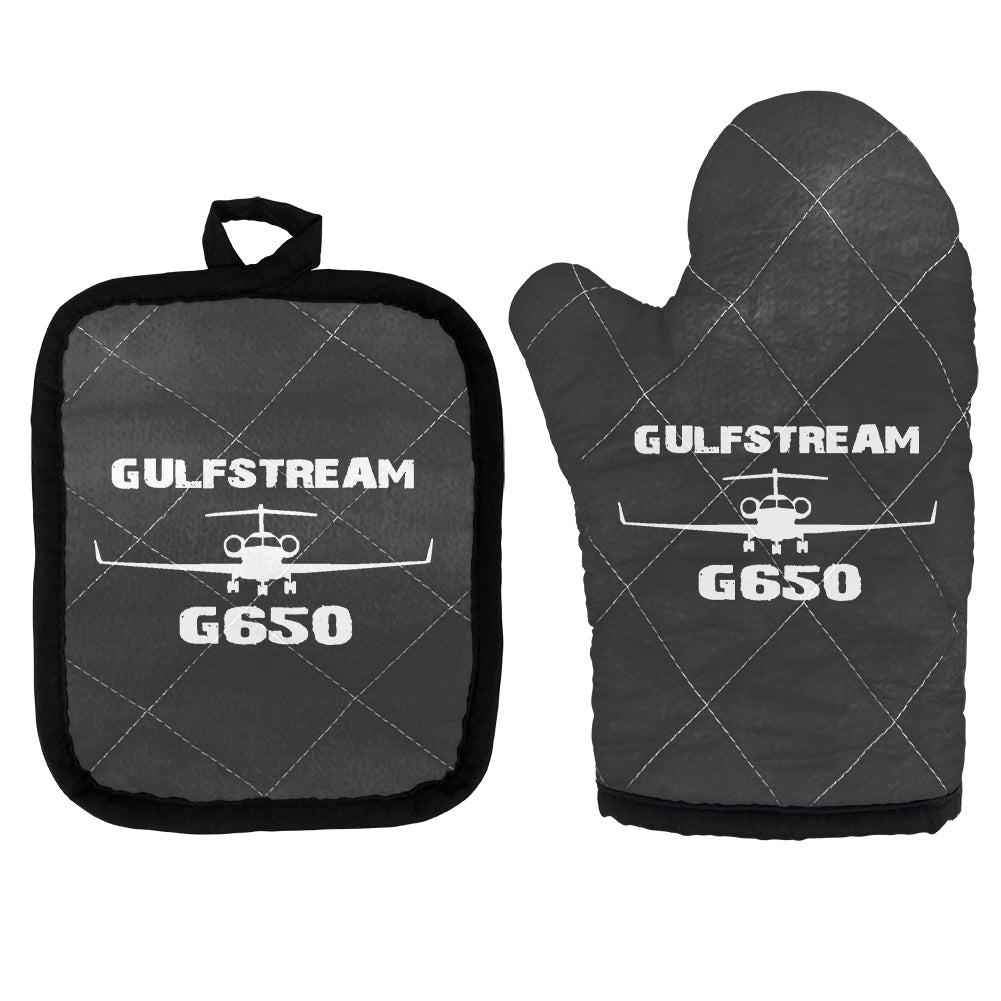 Gulfstream G650 & Plane Designed Kitchen Glove & Holder
