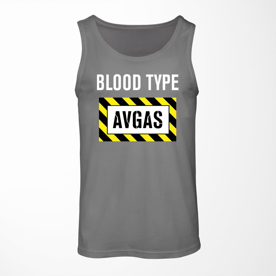 Blood Type AVGAS Designed Tank Tops