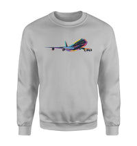 Thumbnail for Multicolor Airplane Designed Sweatshirts