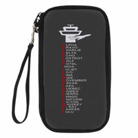 Thumbnail for Aviation Alphabet Designed Travel Cases & Wallets