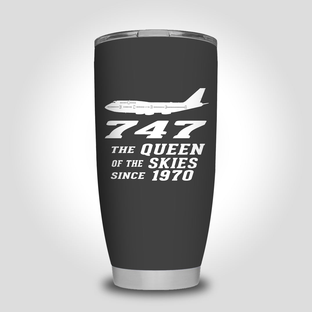 Boeing 747 - Queen of the Skies (2) Designed Tumbler Travel Mugs