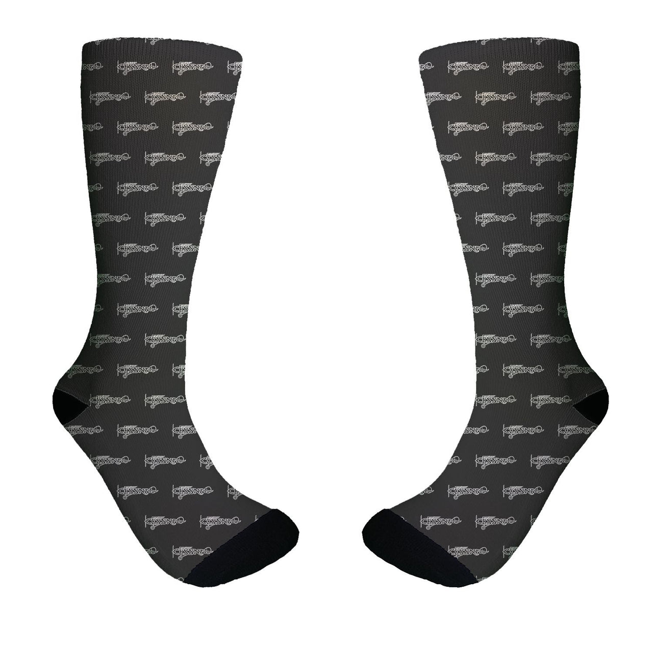Special Cessna Text Designed Socks