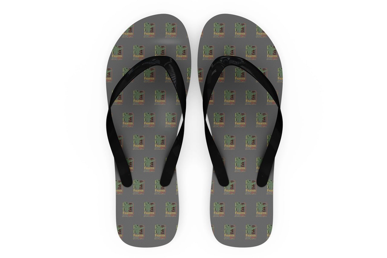 Fighter Machine Designed Slippers (Flip Flops)
