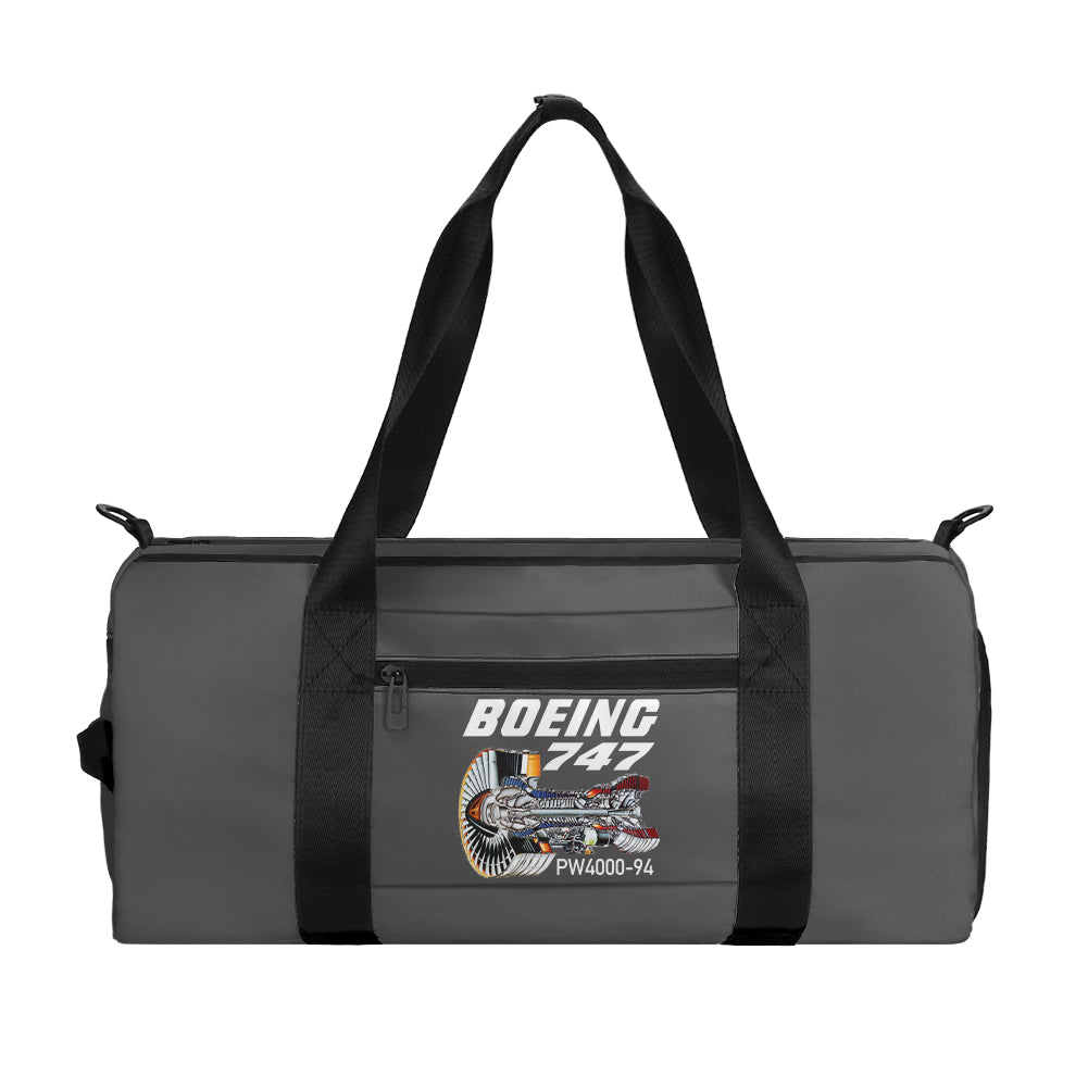 Boeing 747 & PW4000-94 Engine Designed Sports Bag