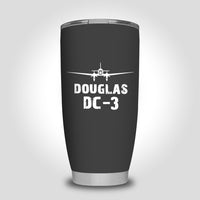 Thumbnail for Douglas DC-3 & Plane Designed Tumbler Travel Mugs
